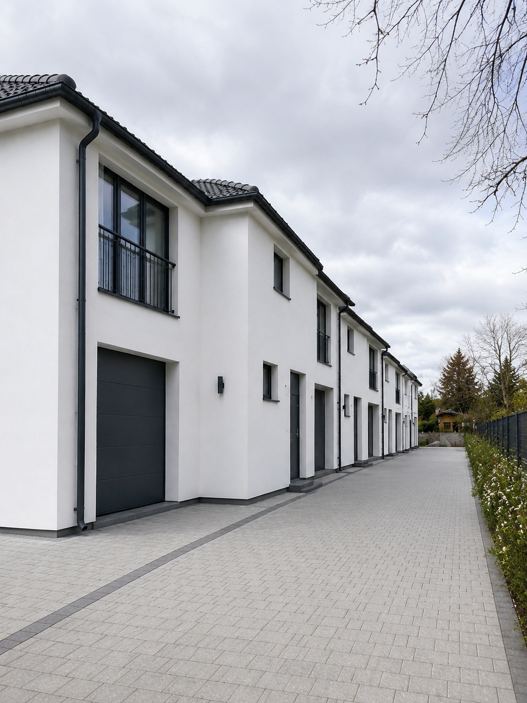 Modern, energiahatékony lakópark – 4 lakásos társasház